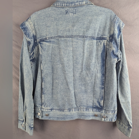 BiBi Jean Jacket Frosted Size Small Excellent Condition - Picture 9 of 11